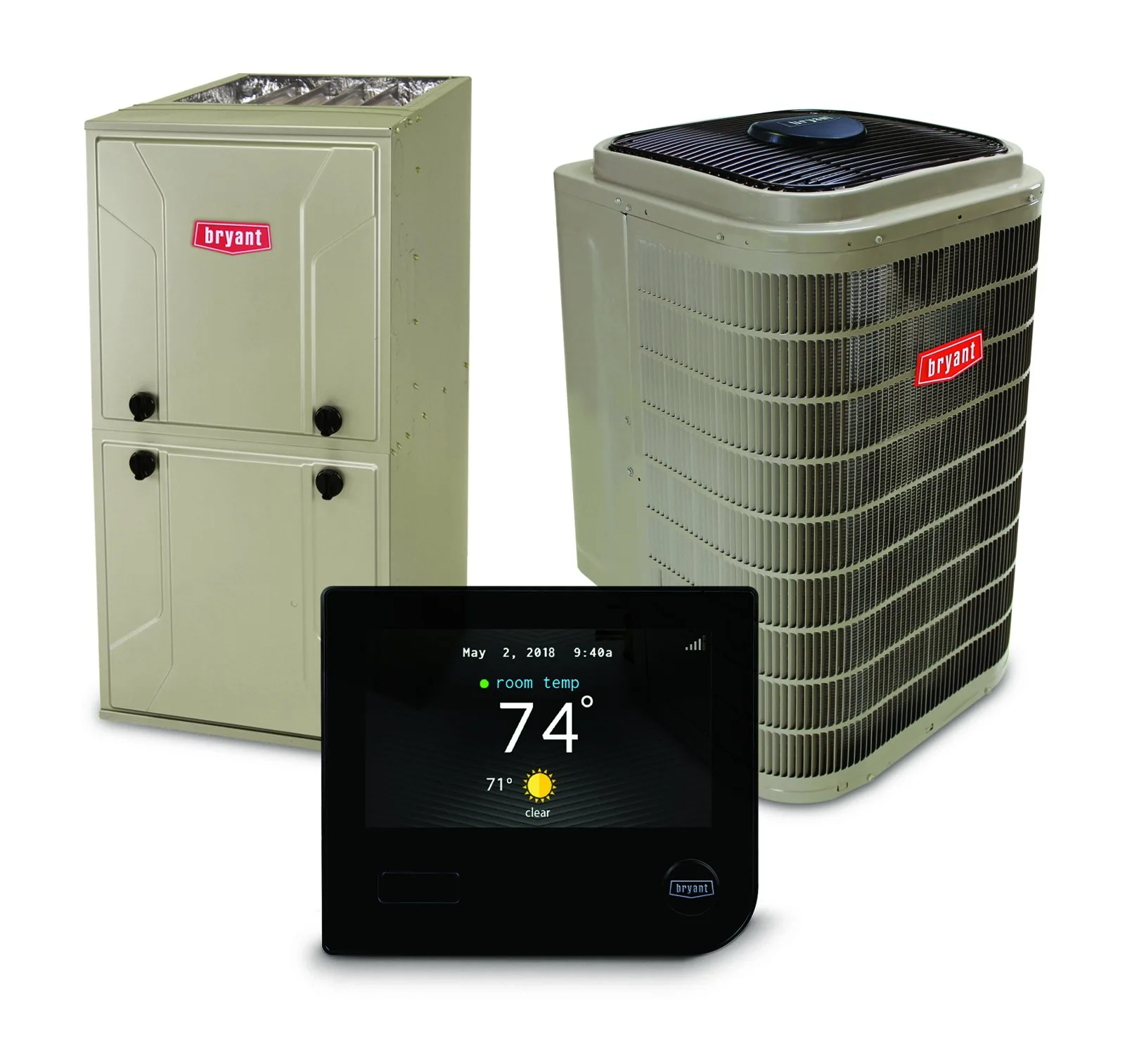 Bryant furnace, air conditioner, and smart thermostat